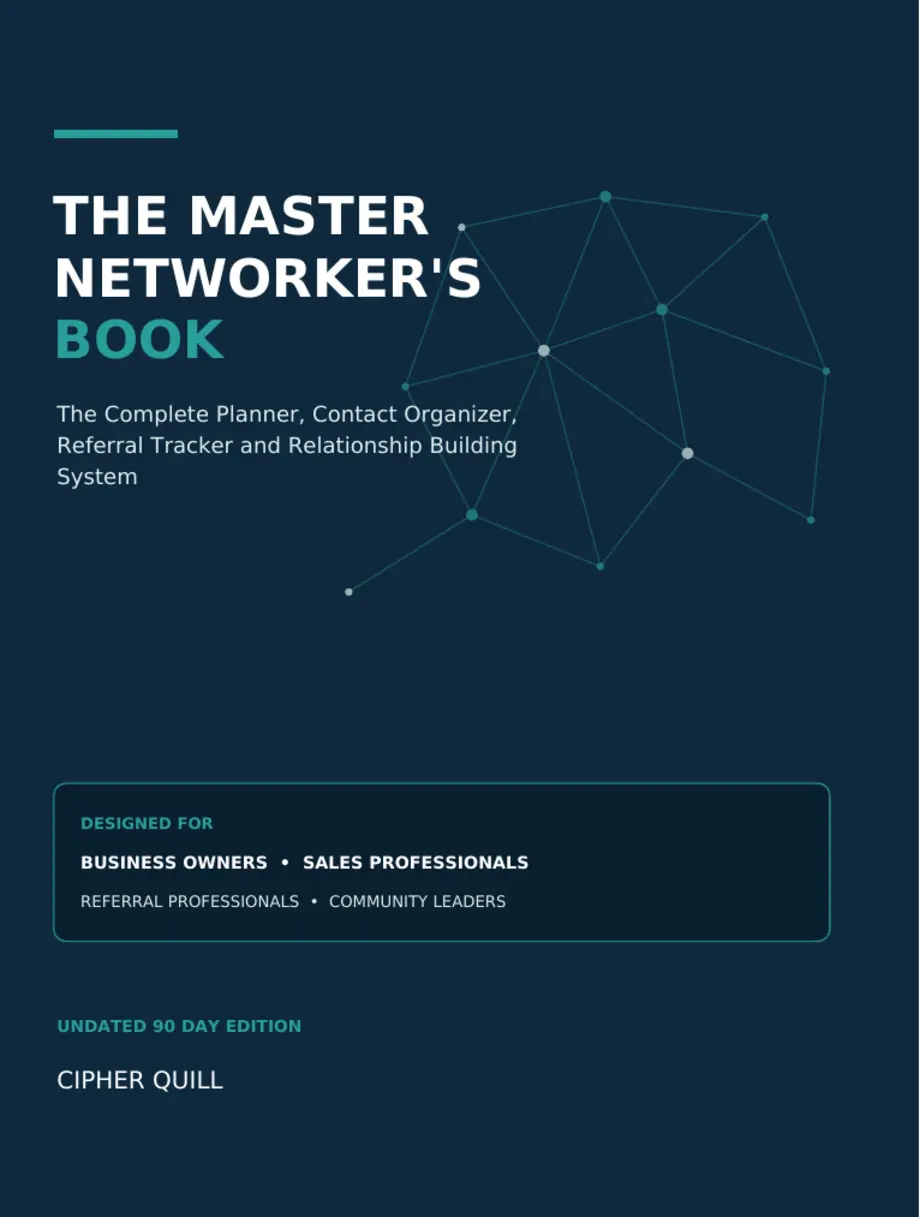 Cover of The Master Networker's Book by Cipher Quill